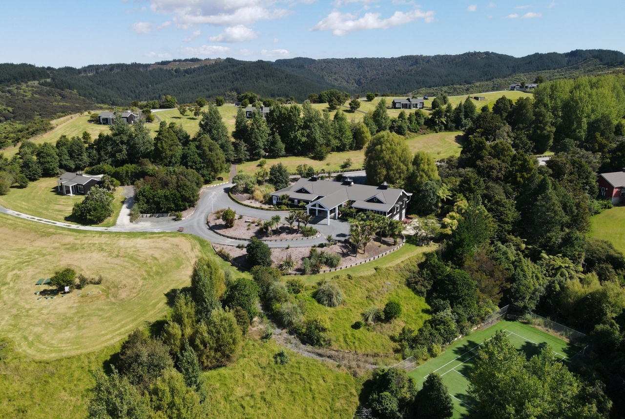 Aerial view of Woodhouse Mountain Lodge
