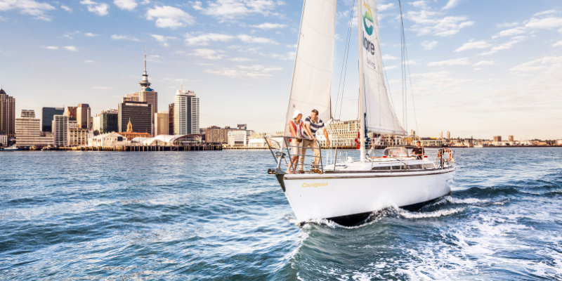 People Sailing on a boat