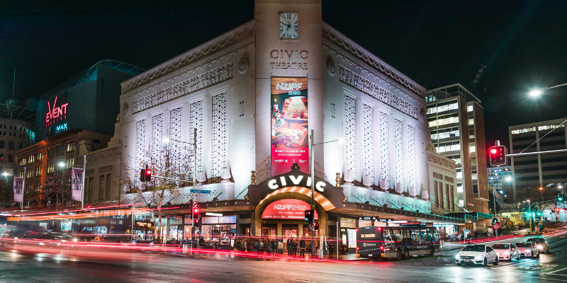 The front of The Civic Theatre Auckland