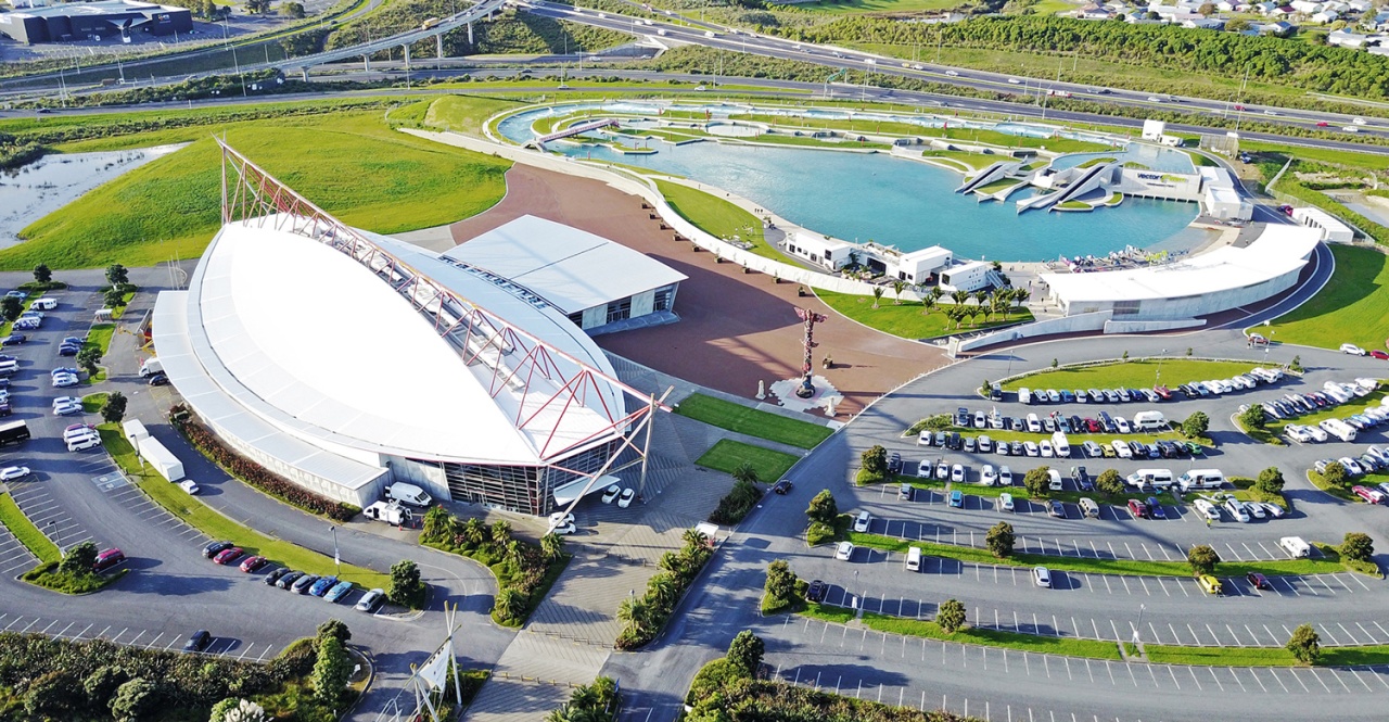 Aerial shot of the Vodafone Event Centre