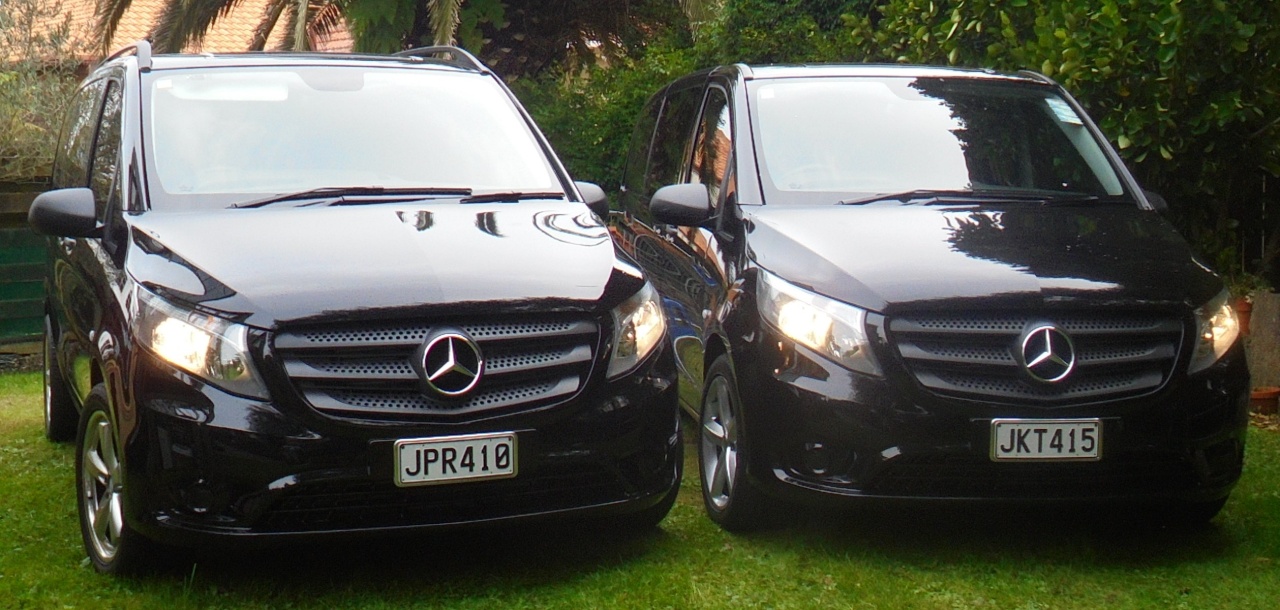 Two Mercedes Minivans