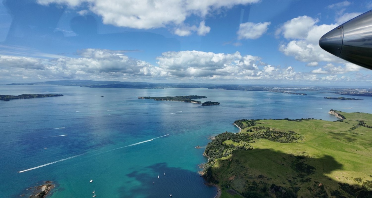 Entering Auckland Harbour