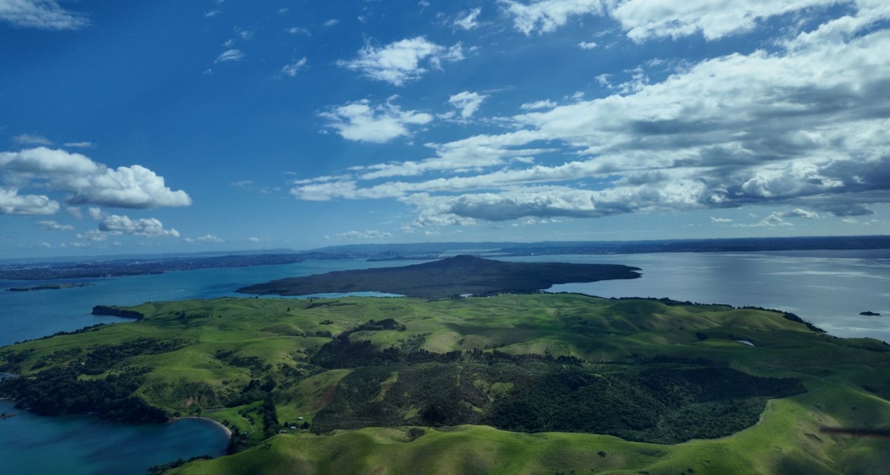 Scenic flight over Auckland islands