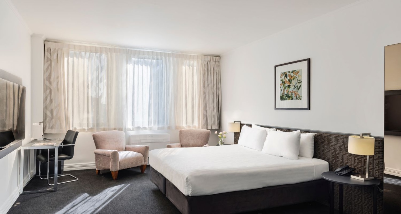 Interior of room at Edit Auckland Central.