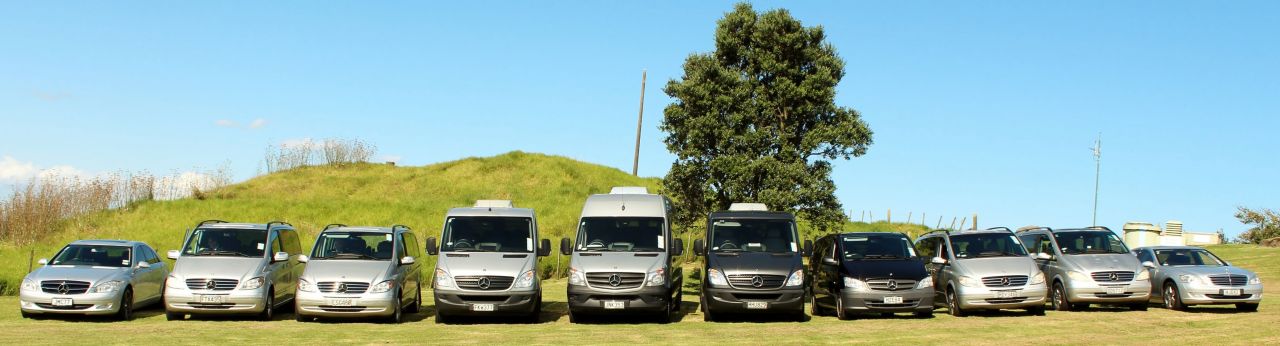 NZ transfers and tours fleet of vehicles