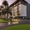 Exterior of the Ibis Auckland Ellerslie hotel.