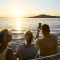 Group enjoying a trip on an Explore boat to Waiheke Island