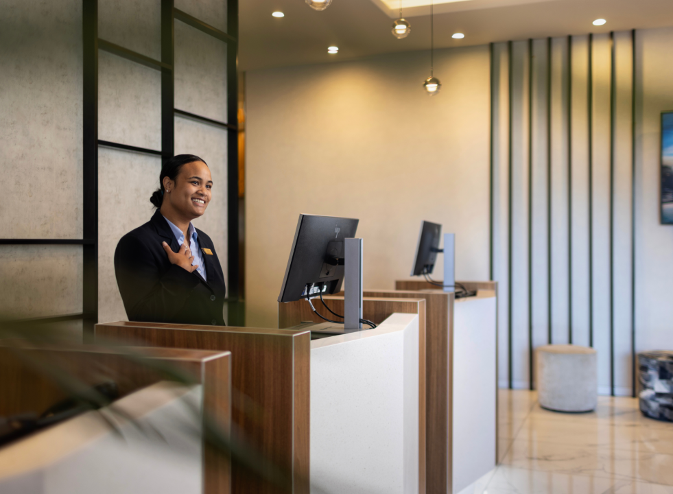 Front desk