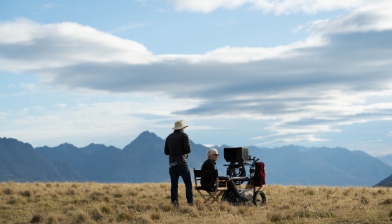 Filmmaker Jane Campion on location for The Power of the Dog